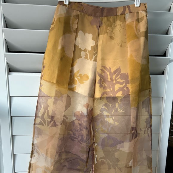 Pankaj and Nidhi printed sheer pants, size M, NWT - Picture 4 of 6